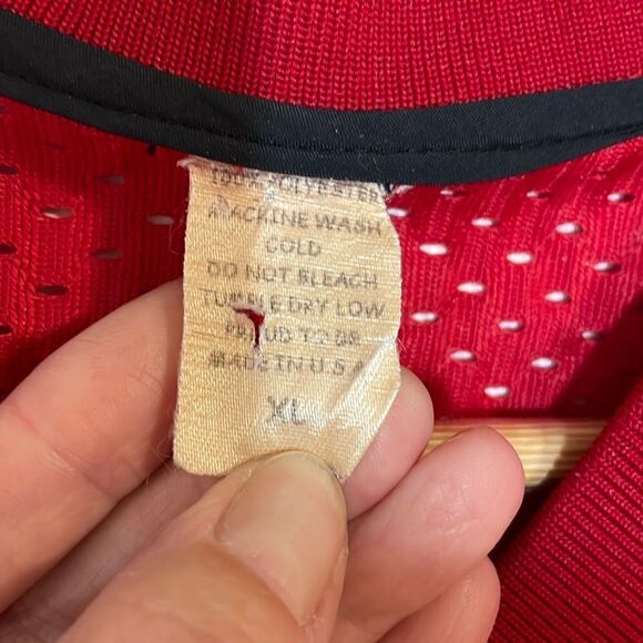 KISS Army Hockey Jersey,  Vintage Fan Club Shirt, Red, Black, Yellow 1998, XL - Picture 6 of 6